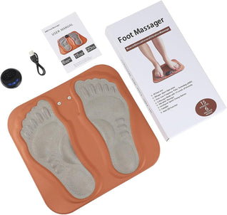 Electric Foot Massager with Heat – 15-Speed Shiatsu & Acupressure Mat