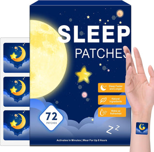 Sleep Patches for Adults – Extra Strength Melatonin & Valerian (72 Pack)