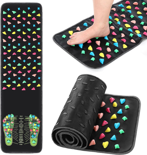 Reflexology Foot Massage Mat – Acupressure Walking Mat for Stress Relief