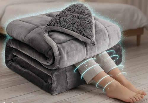 The Stillness Sherpa Weighted Blanket